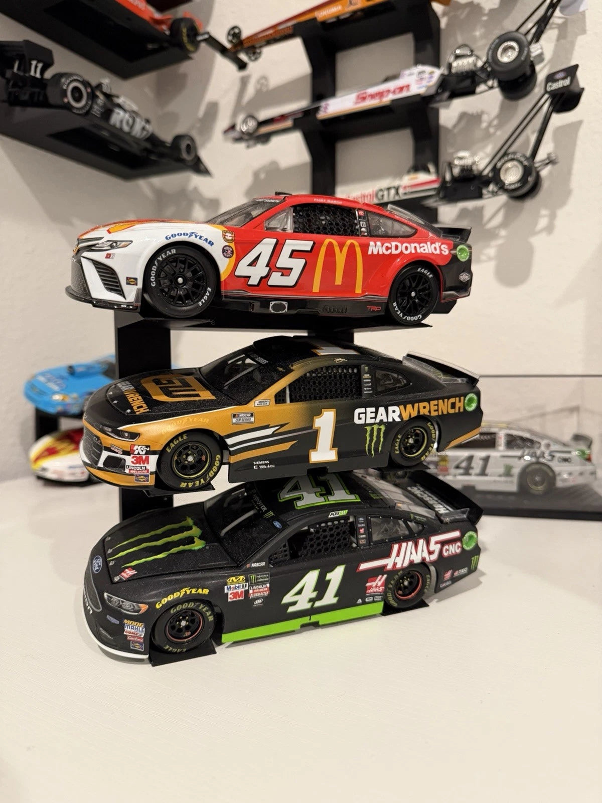 NASCAR Diecast Shelf/Table/Wall Mount Solid Stack Display Stand