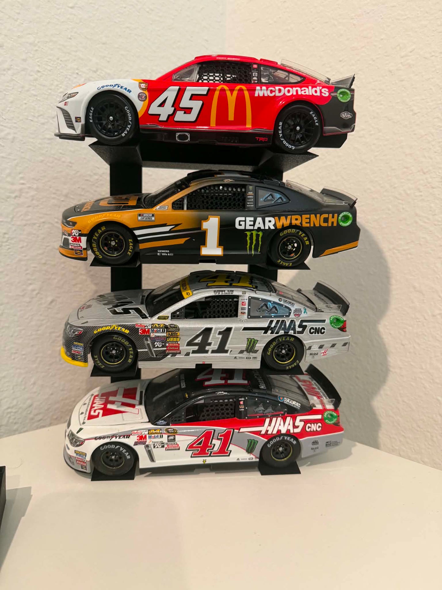NASCAR Diecast Interchangeable Shelf/Table Stack Display Stand