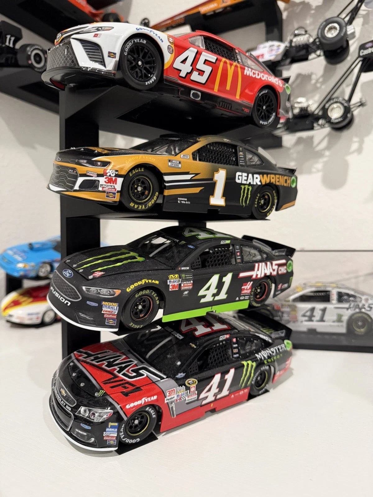 NASCAR Diecast Shelf/Table/Wall Mount Solid Stack Display Stand