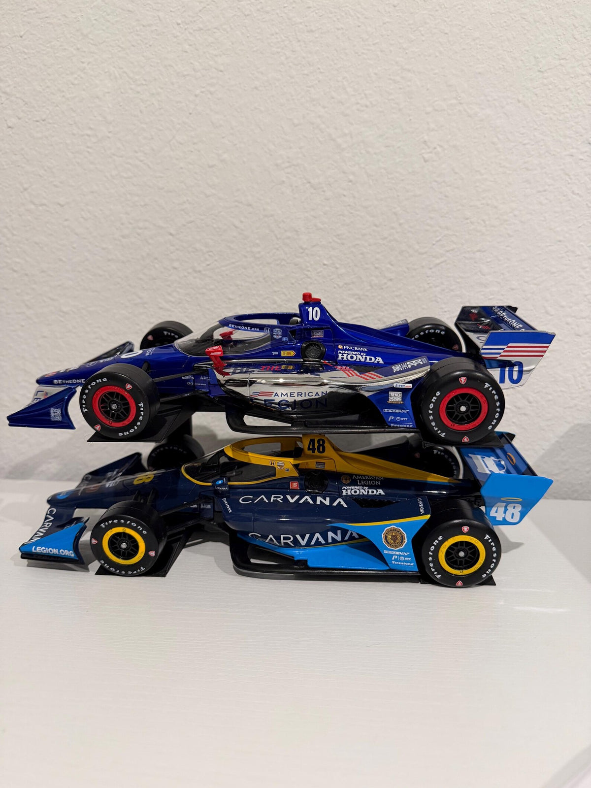 INDYCAR 1:18 Diecast Stack Display Wall Table Shelf Mount