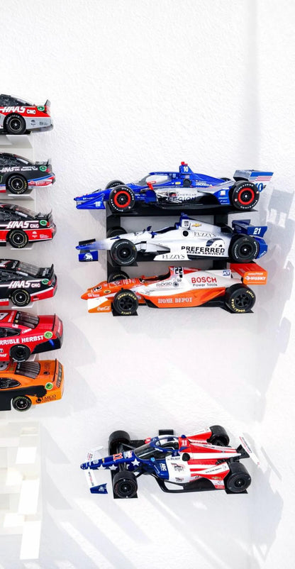 INDYCAR 1:18 Diecast Stack Display Wall Table Shelf Mount