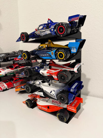 INDYCAR 1:18 Diecast Stack Display Wall Table Shelf Mount