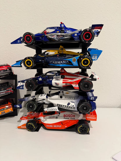 INDYCAR 1:18 Diecast Stack Display Wall Table Shelf Mount