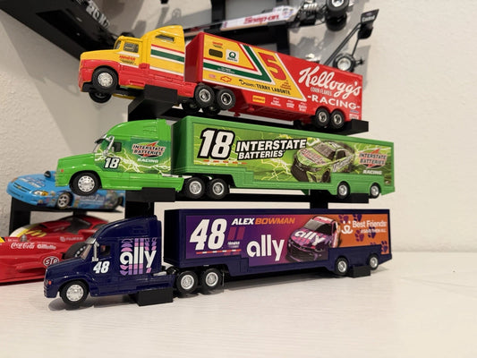 1:64 NASCAR Hauler Diecast Tier Stand Shelf Display Wall