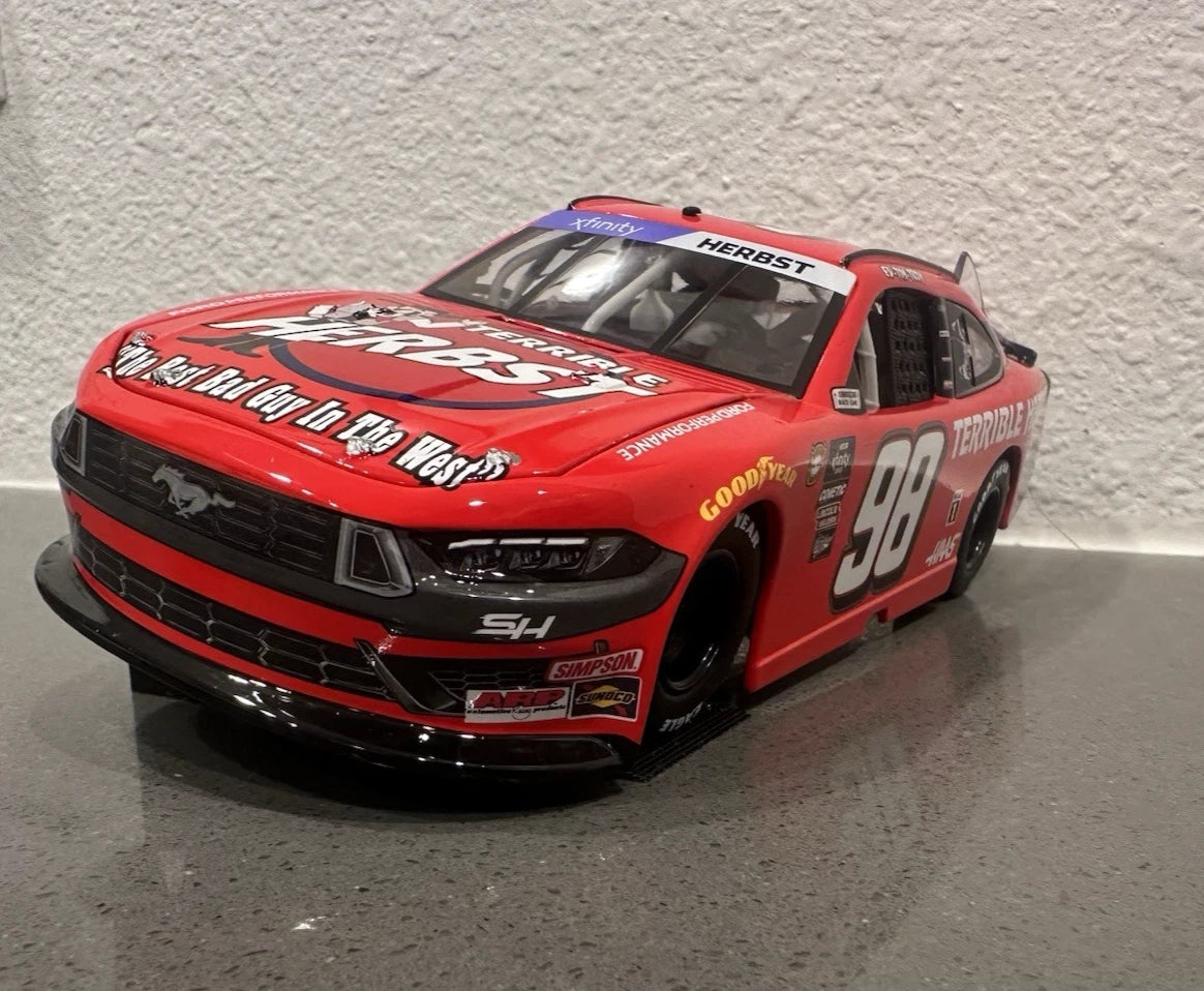 NASCAR 1/24 1 Car Display Stand Normal Tilted Fits Cup, Xfinity, Truck Series 1:24