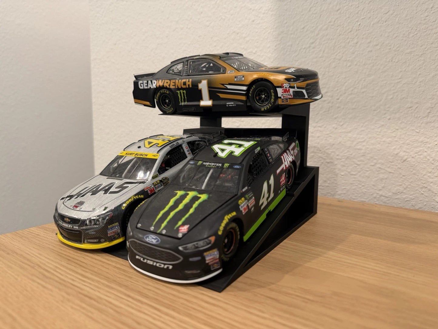 NASCAR Diecast Front Facing Shelf/Table/Wall Mount Solid Stack Display Stand